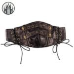 Masque Gothique Cuir Brun — Univers Gothique (vue 3)