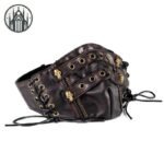 Masque Gothique Cuir Brun — Univers Gothique