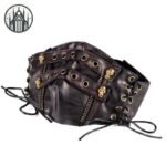 Masque Gothique Cuir Brun — Univers Gothique (vue 6)