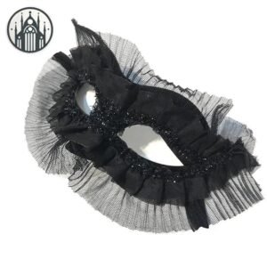 Masque Gothique Dentelle Noire — Univers Gothique