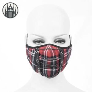 Masque Gothique Plaid Polyester — Univers Gothique