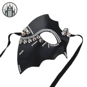 Masque Gothique Crâne Cuir Pu — Univers Gothique