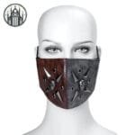 Masque Gothique Noir Cuir: Look Démoniaque Assuré!