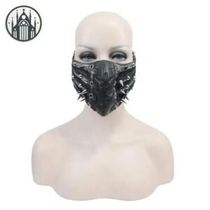 Masque Gothique Reptile Cuir — Univers Gothique