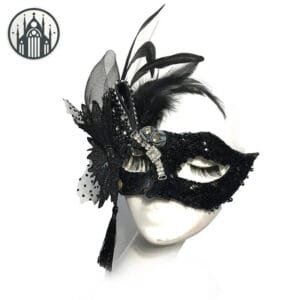 Masque Gothique Paon Pour Un Look Démoniaque