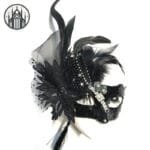 Masque Gothique Paon Pour Un Look Démoniaque