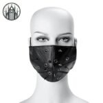 Masque Gothique Rivet Punk — Univers Gothique (vue 3)