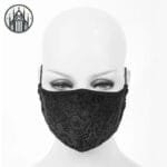 Masque Gothique Reptile En Coton Doux
