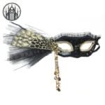 Masque Gothique Rose Noir: Livraison Standard Offerte