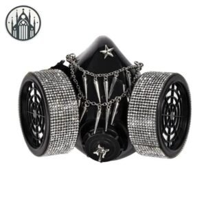 Masque Gothique Cristal Rivet — Univers Gothique