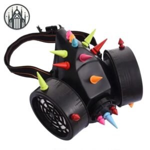 Masque Gothique Rivet Coloré Plastique — Univers Gothique