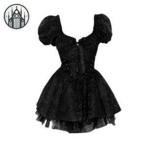 Robe Gothique Bustier Jupon Soirée — Univers Gothique