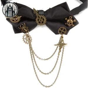 Noeud Papillon Gothique Rivets Punk: Change Stylishly!