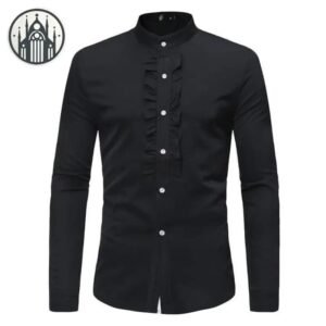 Haut Gothique Volant Coton Femme — Univers Gothique