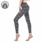 Pantalon à Carreaux écossais Taille Haute En Polyester Confortable!