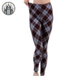 Pantalon à Carreaux écossais Taille Haute En Polyester Confortable! - Red Stripe Grid / s