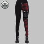 Pantalon Gothique à Carreaux écossais Et Punk