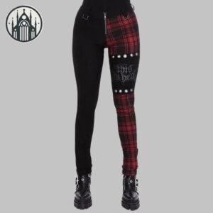 Pantalon Gothique Punk Carreaux Écossais — Univers Gothique
