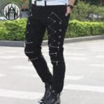 Pantalon Gothique à Zipper: Livraison Standard Offerte!