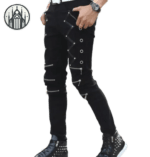Pantalon Gothique à Zipper: Livraison Standard Offerte! - 29