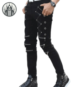 Pantalon Gothique à Zipper: Livraison Standard Offerte! - 29