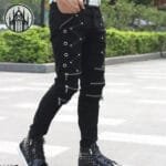 Pantalon Gothique à Zipper: Livraison Standard Offerte!