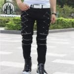 Pantalon Gothique à Zipper: Livraison Standard Offerte!