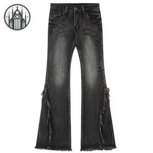 Pantalon Gothique Baggy Denim Vintage — Univers Gothique