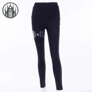 Pantalon Gothique Cargo De Qualité Supérieure 3 Pantalon Gothique Cargo De Qualité Supérieure - s