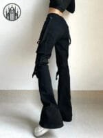 Pantalon Gothique Cargo Extensible - Livraison Offerte!