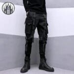 Pantalon Gothique Cargo: Style Dark Livraison Offerte! - Xl