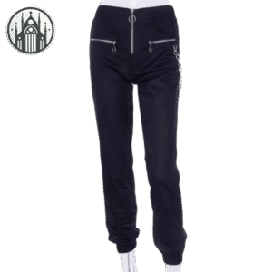 Pantalon Gothique Élastique Coton Femme — Univers Gothique