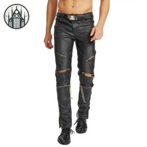 Pantalon Gothique Steampunk Cuir Homme — Univers Gothique