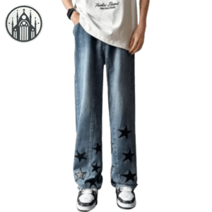 Pantalon Gothique Crâne En Denim Noir 2 Pantalon Gothique Crâne En Denim Noir - s