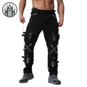 Pantalon Gothique Crâne En Détresse: Livraison Standard Offerte! 1 Pantalon Gothique Crâne En Détresse: Livraison Standard Offerte! - 29