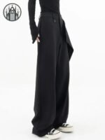 Pantalon Gothique Asymétrique Ample Femme — Univers Gothique (vue 3)