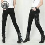 Pantalon Gothique En Cuir - Pour Homme