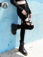 Pantalon Gothique Pentacle Coton Polyester — Univers Gothique (vue 5)