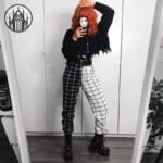 Pantalon Gothique En Polyester Résistant: Guide Des Tailles