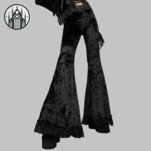 Pantalon Gothique Polyester Noir — Univers Gothique