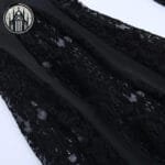 Pantalon Gothique évasé En Dentelle: Livraison Offerte!