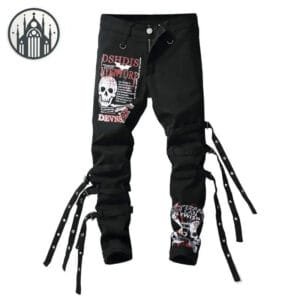 Pantalon Gothique Faucheuse Au Style Unique - 29