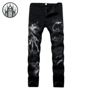 Pantalon Gothique Faucheuse: Style Macabre Et Unique - 28