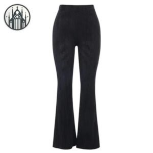 Pantalon Gothique Rayure Femme Coton — Univers Gothique