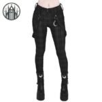 Pantalon Gothique Skinny Taille Haute Femme — Univers Gothique