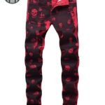 Pantalon Gothique Noir Homme Coton