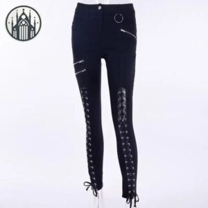 Pantalon Gothique Slim Coton Polyester — Univers Gothique