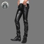 Pantalon Gothique Cuir Vachette Homme — Univers Gothique (vue 2)