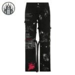 Pantalon Gothique Premium: Confortable Style & Livraison Gratuite - s