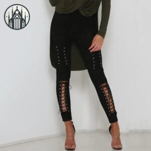 Pantalon Gothique Médiéval Lacets — Univers Gothique